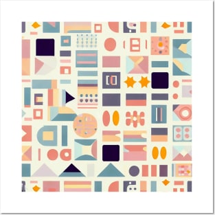 Geometric Pattern Posters and Art